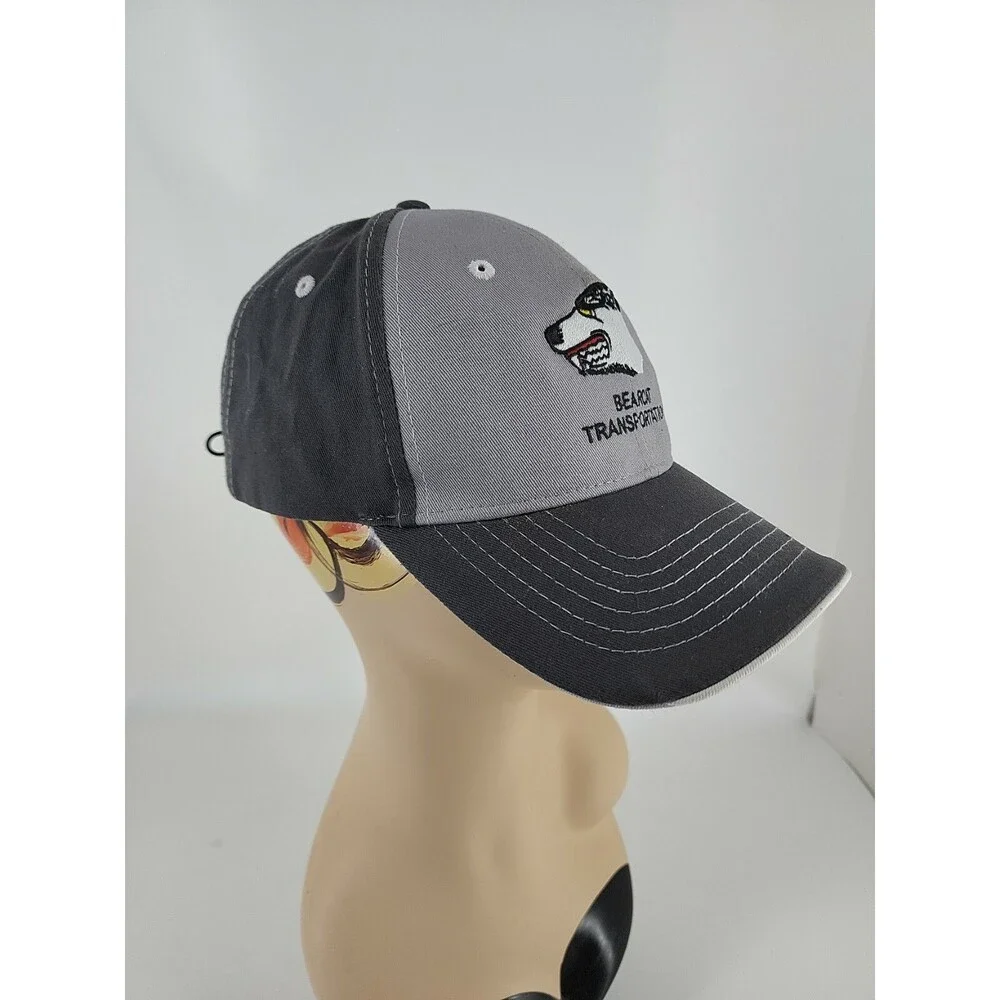 Bearcat Transportation strapback , advertising grey on grey